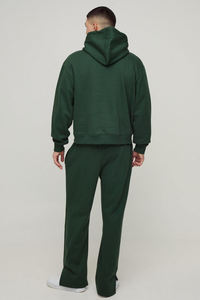 Survêtement sans couture avec logo personnalisé en polyester et coton, taille standard pour adultes - Product Image 5