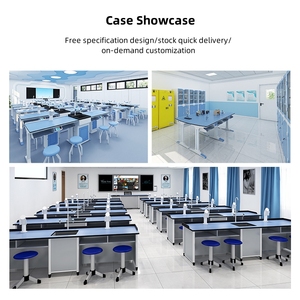 Banc de laboratoire scolaire, table de laboratoire scientifique pour lycée, pour la préparation aux cours de <span class=keywords><strong>chimie</strong></span> et de biologie - Product Image 6