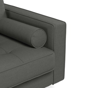 Sillón Individual GSD68032, Tapizado en Tela Gris 03, Sillón Decorativo para Hogar, Oficina, Comedor y Apartamento - Product Image 6