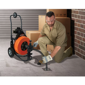 Déboucheur industriel pour tuyaux de 4 à 9 pouces, 200 tr/min, 100 m de câble, nouveau modèle - Product Image 4