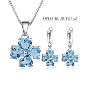 อัญมณีธรรมชาติ R030 925เงินสเตอร์ลิงเครื่องประดับสีฟ้าบุษราคัมแซฟไฟร์พลอยอเมทิสต์แหวนโอปอลขายส่งจากประเทศไทย - Product Image 4