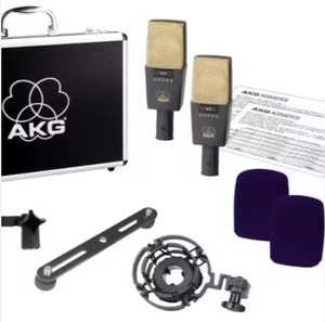 NUOVO Set Stereo FAV Pro Audio C414 XLII Microfono a Condensatore a Diaframma Largo per Voce e Strumenti, Multipattern, Garanzia di 3 Anni - Product Image 1