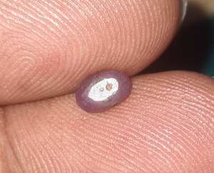 Extraordinaria hermosa estrella Rosa natural zafiro piedra preciosa forma de corte ovalado piedra preciosa suelta genuina para hacer joyería OEM a granel - Product Image 2