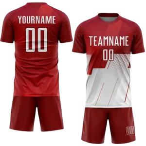 Camiseta de Fútbol Personalizada con Nombre y Números de Equipo, Unisex, para Adultos, 100% Poliéster, 180g, Transpirable, de Secado Rápido, Ecológica, Cuello Redondo - Product Image 1
