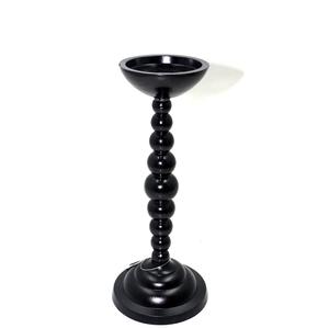 Porte-bougie en aluminium pour décoration d'Halloween, support de bougie en métal avec revêtement en poudre de couleur noire pour la décoration de la maison - Product Image 1