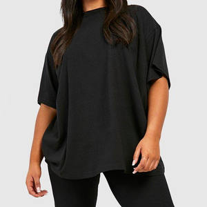 Logo personnalisé Tee Tshirts Chemise dames sérigraphie vierge Slim Fitted T Shirt uni coton femmes hommes t Shirt été lourd - Product Image 3