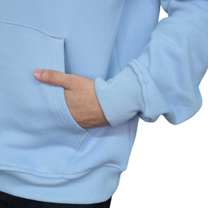 Sudaderas con capucha de felpa de algodón 100% para hombre de alta calidad, de secado rápido, informales, de invierno, con cremallera, estampado lavado con logotipo bordado, teñido liso - Product Image 5