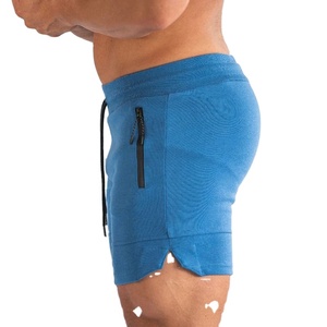 กางเกงขาสั้นออกกำลังกายเอวสูงสำหรับผู้ชาย ผ้าฝ้าย 100% แห้งเร็ว กันน้ำ ระบายอากาศได้ดี - Product Image 2