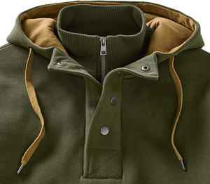 Sweat-shirts pour hommes 100% coton, style streetwear hiver, personnalisables, faible MOQ, manches longues, respirants, écologiques, en gros, à vendre - Product Image 4
