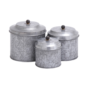Bộ <span class=keywords><strong>3</strong></span> Nhà Bếp Thực Phẩm Lưu Trữ Canister Lọ Tin Đường Canister/Hạt Đậu Hạt Bột Trà Lưu Trữ Kim Loại Thuyền buồm Nóng Container - Product Image 3