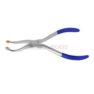 Pince de retrait de couronne professionnelle pince orthodontique Joint de tour corps en acier inoxydable et bande de poignée en PVC Instruments médicaux - Product Image 6