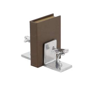 Porte-livres en aluminium au design moderne, motifs uniques, artisanat métallique, design personnalisé pour organiser les livres, améliorer la maison/le bureau - Product Image 5