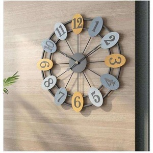Numerical Multi Colour Metal <b>Wall</b> <b>Clock</b> New Design <b>Wall</b> Hanging <b>Wall</b> <b>Clock</b> Customized High Quality <b>Clock</b> - Product Image 2