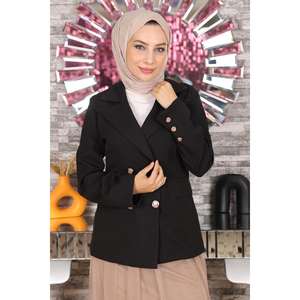 Traje de falda de tul negro casual y formal para mujer MSW19151-3, top corto y largo, faldas midi y cortas, talla XL, ajustado, de cuero sólido y tejido. - Product Image 2