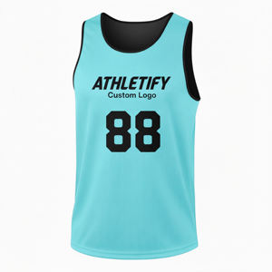 ODM Custom Mens Basketball Jerseys Reversible Uniformes 100 Poliéster Malla transpirable Equipo de secado rápido Impresión digital - Product Image 1