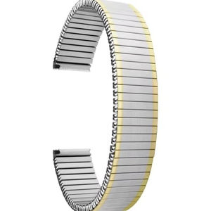 Unisex Luxury FixoFlex 6051 Bi-Color Adjustable Durable Comfortable Smart <b>Watch</b> Bands 20 22mm Stainless Steel Light Breathable - Product Image 1