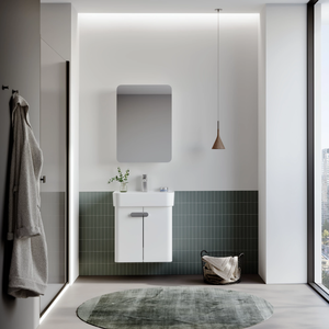 Lavabo de cerámica de gabinete de baño cubierto Orbit de calidad superior de Turkiye - Product Image 2