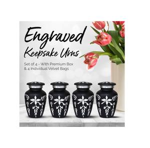 Urne funéraire en aluminium et laiton pour cendres humaines Fournitures funéraires Urne funéraire en métal pour cendres de crémation au prix de gros Fabriqué en Inde - Product Image 2