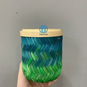 Arabian High Quality Bamboo Tray Ramadan Woven Rattan Baskets Decorative Made in Vietnam - Product Image 1