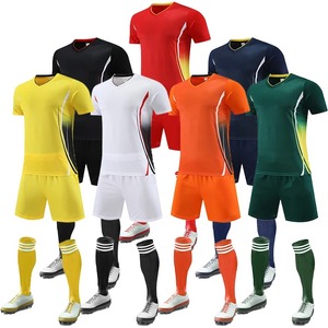 Conjuntos de fútbol para niños y hombres, uniformes de voleibol de equipo de fútbol de manga corta, camisetas, pantalones cortos, ropa, traje, kit deportivo, ropa - Product Image 2
