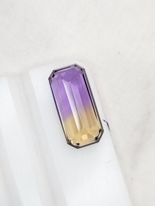 พลอยอัญมณีรูปแปดเหลี่ยม12.38เหลี่ยมเพชรพลอยหลวมสะอาดตา - Product Image 3