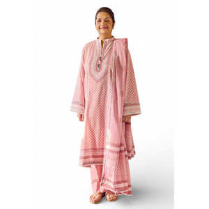 ชุดสูทผ้าลอนพิมพ์ลาย 3 ชิ้นสำหรับผู้หญิง พร้อมผ้าคลุมไหล่ รุ่น CL-62103 - Product Image 5