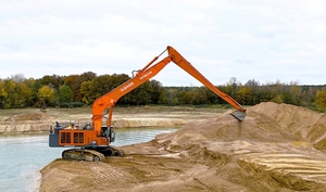 รถขุด HITACHI EX1200-7 สภาพดี ใช้งานมาแล้ว 4001-6000 ชั่วโมง น้ำหนัก 118 ตัน อะไหล่สำคัญ เครื่องยนต์ ปั๊ม และเกียร์บ็อกซ์ - ราคาดีมาก - Product Image 3