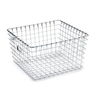 Cesta de Almacenamiento Redonda de Alambre de Hierro de Alta Calidad con Asas, Recubierta de Polvo Negro, para Cocina, Despensa, Decoración del Hogar - Product Image 2