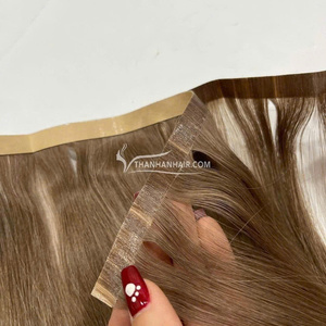 Extension de cheveux en bande de très haute qualité Extensions de cheveux humains vietnamiens Couleur personnalisée Ondulé naturel Ruban invisible Ins Hair - Product Image 2