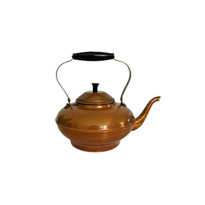 Bouilloire à thé et à café en cuivre et en laiton faite à la main, qualité de luxe, forme ronde, pot à eau pour accessoires de cuisine - Product Image 2