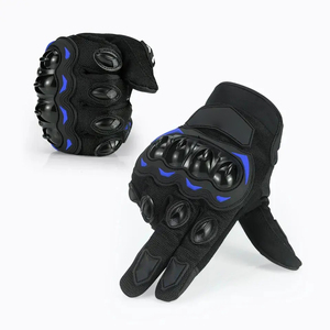 Guantes de moto de carreras de alta calidad personalizados OEM mejor cuero hecho para la máxima protección contra impactos en deportes de estilo motorista aplicable - Product Image 6