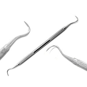 Ensemble d'instruments dentaires parodontaux et de curettes manuelles à double extrémité de qualité supérieure, approuvé CE ISO, Narham Enterprises - Product Image 1