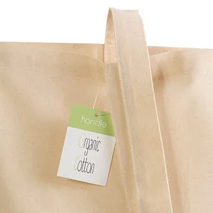 Borsa Tote in Cotone Biologico Eco-Friendly con Manici Lunghi, Gadget Promozionali - Product Image 4