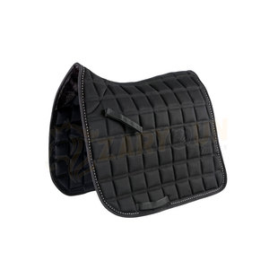 Tapis de Selle de Dressage Personnalisés de Haute Qualité, Antidérapants, pour Chevaux, Style Western et Anglais, Rembourrage en Polyester, Tissu Jean - Product Image 1