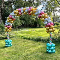 Arche de ballons florale 10x8 pieds avec support pour décoration de fête d'anniversaire, de mariage, de baby shower, spéciale pour décorations de mariage