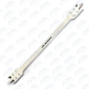 Dental Equipments Dental Instruments Medic Instruments Dall Finish <b>Stainless</b> <b>Steel</b> Measuring Dental <b>Bracket</b> Height Gauge - Product Image 1