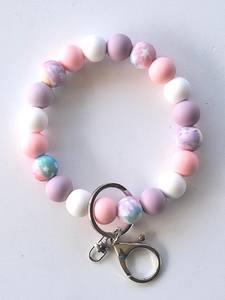 Llavero de piedra cónica, llavero de cuentas de piedras preciosas de cristal curativo, llavero de cristal, accesorio de bolsa, regalo para mamá/amigo-YF2212 - Product Image 2