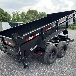 Remorques à benne basculante à prix d'usine, vente chaude, REMORQUES À BENNE BASCULANTE PAS CHÈRES 6 X 12 4' CÔTÉS, camion à benne basculante lourd, remorque à benne basculante disponible - Product Image 2