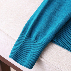 Pull en cachemire pour femme, anti-boulochage, col rond, manches longues, poignets côtelés, doux, décontracté, coupe classique, hiver - Product Image 5