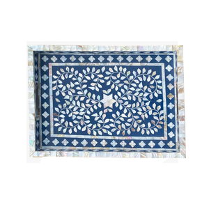 ถาดเสิร์ฟพร้อมจี้ฝังมุกทำมือพร้อมดีไซน์ตกแต่งปรับแต่งได้ถาดเสิร์ฟสำหรับเป็นของขวัญ - Product Image 3