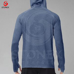 Sudadera con capucha de pesca de manga larga con estampado personalizado para hombre, Sudadera con capucha de pesca con protección solar de secado rápido para hombre - Product Image 3