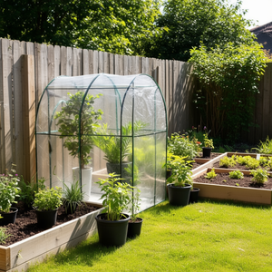 Kit <span class=keywords><strong>de</strong></span> <span class=keywords><strong>serre</strong></span> Verdelook 200x100x215cm à montage mural avec vert 647 13 pour serres <span class=keywords><strong>de</strong></span> <span class=keywords><strong>jardin</strong></span> et pièces - Product Image 3