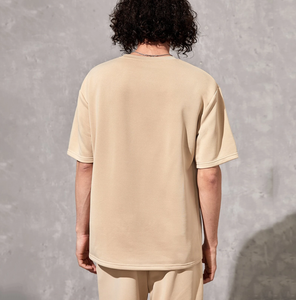 Verano Unisex 2 piezas chándal conjunto corto chándal personalizado impreso manga corta pantalones cortos camiseta conjunto para hombres - Product Image 4