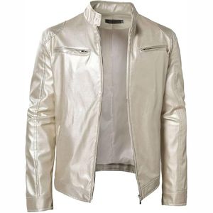 Nouveau 2025 Top vente automne hiver hommes décontracté fermeture éclair sur mesure veste en cuir moto veste - Product Image 1