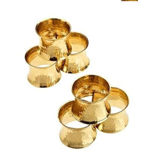 Porte-rond de serviette en or de conception classique forme personnalisée anneau de serviette décoratif de Table d'hôtel pour la meilleure vente - Product Image 5