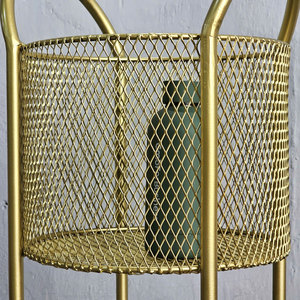 Cesta de Metal con Recubrimiento en Polvo para Almacenamiento en el Baño, Portátil y Duradera - Product Image 5