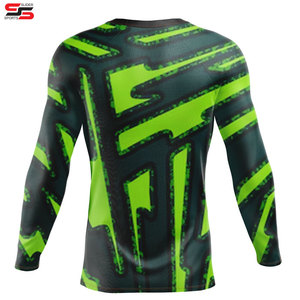 Camiseta de gimnasio personalizada OEM, camisetas activas de poliéster Spandex, camiseta de compresión para correr de secado rápido - Product Image 2