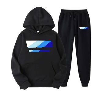 Venta al por mayor y Dropship personalizado cosido Hoddie hombres Sudadera con capucha pantalones conjunto traje nuevo diseño - Product Image 1