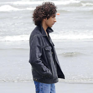 Veste denim pour hommes noire délavée à la pierre directe de l'usine veste décontractée d'extérieur en denim Jeana à manches longues avec logo imprimé personnalisé - Product Image 3