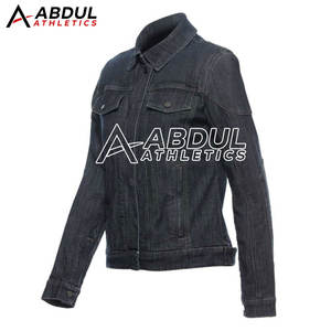 แจ็คเก็ตยีนส์ผู้หญิง ดีไซน์ทันสมัย แจ็คเก็ตยีนส์ลำลองสำหรับผู้หญิง เหมาะสำหรับใส่ทำงาน ไปโรงเรียน และใส่ในวันหยุดสุดสัปดาห์ - Product Image 2